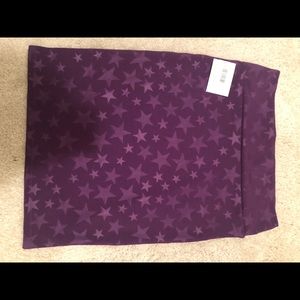 LuLa Roe purple Cassie skirt- never worn